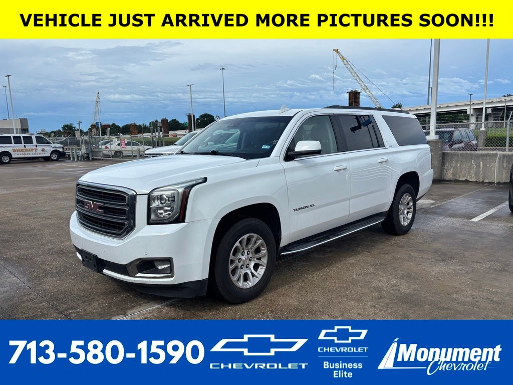 2019 GMC Yukon XL SLT White at Shottenkirk Kia Fort Bend