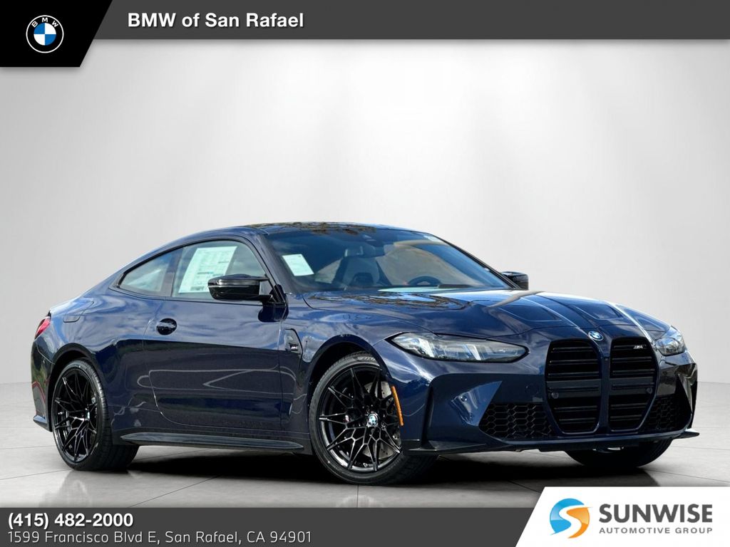 Tanzanite Blue II Metallic 2026 BMW M4 Coupe Rear-Wheel Drive 6-Speed Manual