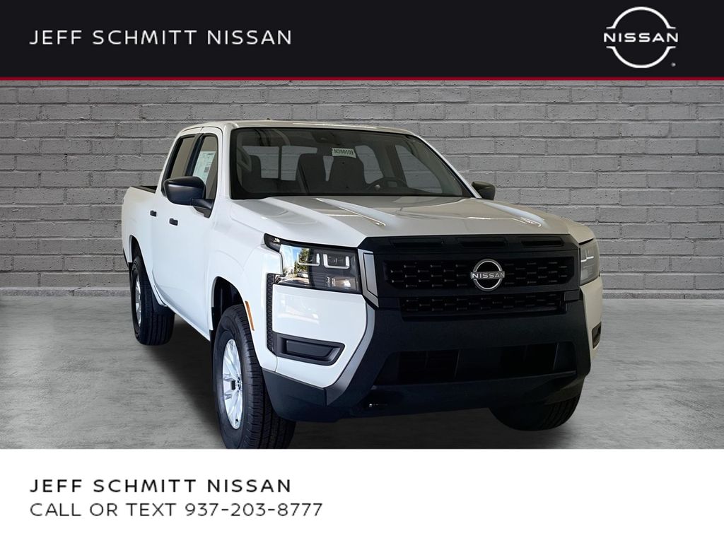 Glacier White 2026 Nissan Frontier Pickup Truck Four-Wheel Drive 9-Speed Automatic Overdrive