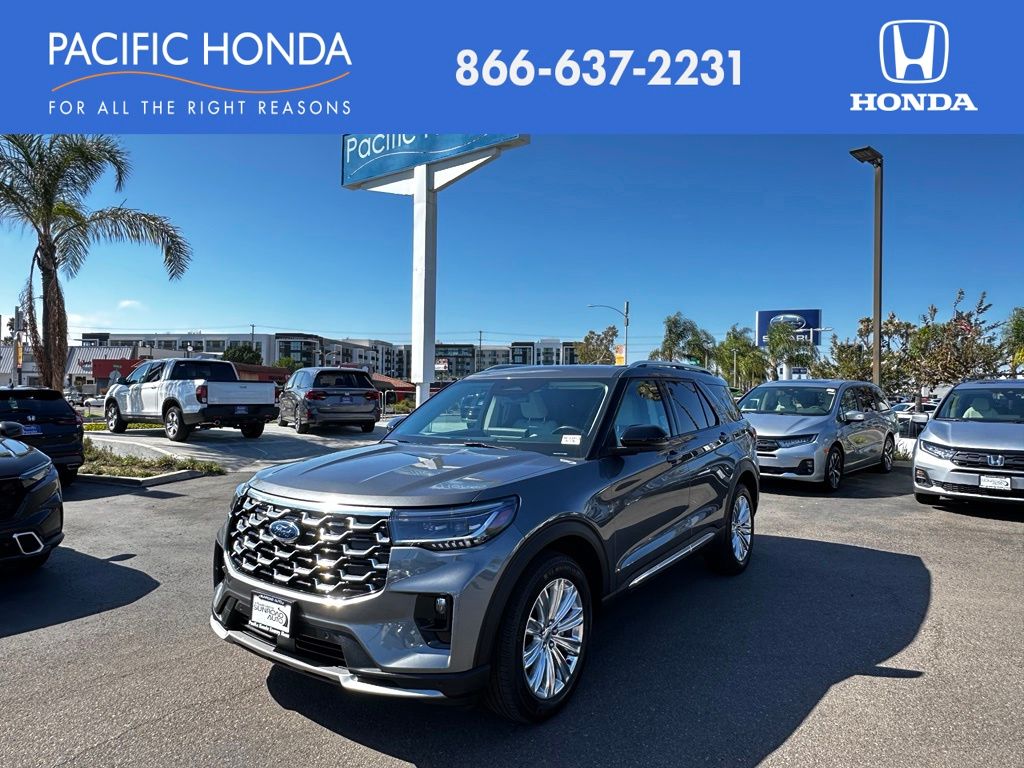 Gray Metallic 2025 Ford Explorer SUV / Crossover All-Wheel Drive Automatic