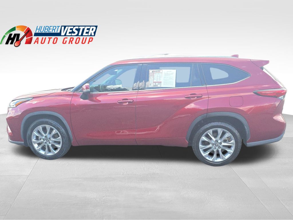Red (Ruby Flare Pearl) 2022 Toyota Highlander Limited FWD SUV / Crossover Front-Wheel Drive 8-Speed Automatic