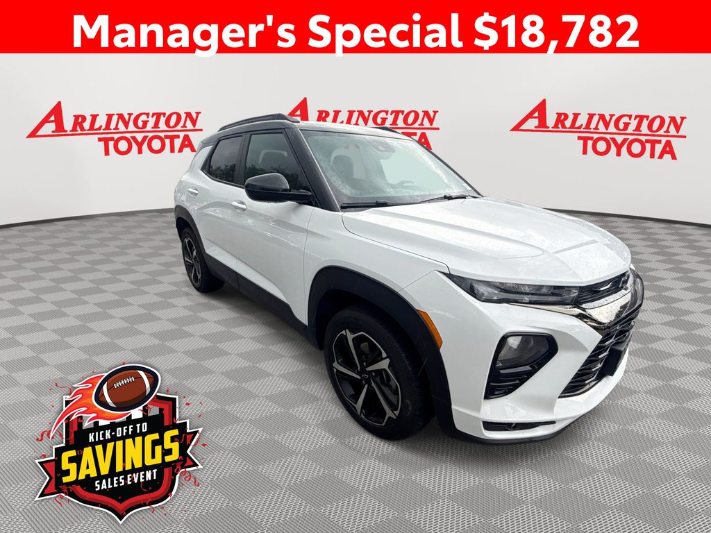 Summit White 2023 Chevrolet Trailblazer SUV / Crossover Four-Wheel Drive 9-Speed Automatic