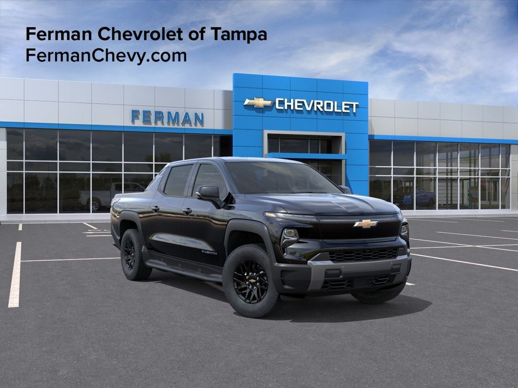 Black 2026 Chevrolet Silverado EV Pickup Truck All-Wheel Drive 1-Speed Automatic