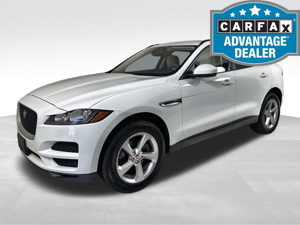Fuji White 2018 Jaguar F-PACE SUV / Crossover All-Wheel Drive 8-Speed Automatic