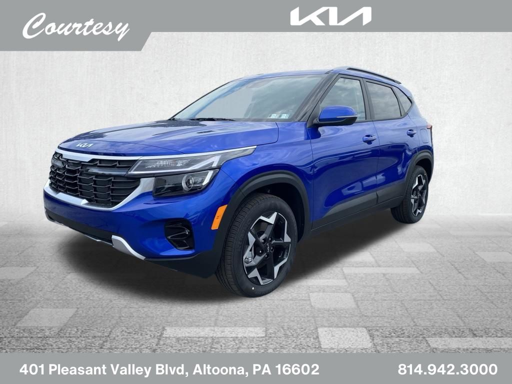 Neptune Blue 2026 Kia Seltos SUV / Crossover All-Wheel Drive Continuously Variable Transmission