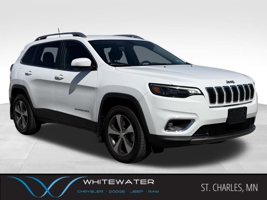 Bright White Clearcoat 2020 Jeep Cherokee Limited 4WD SUV / Crossover Four-Wheel Drive 9-Speed Automatic