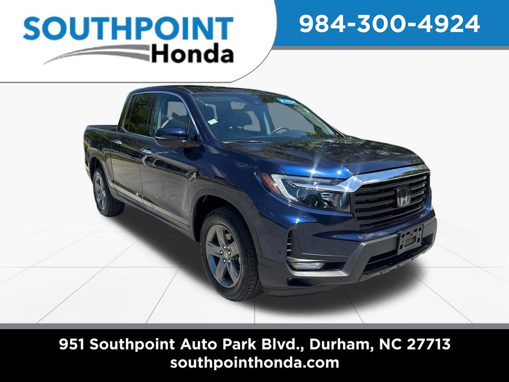 Black (Obsidian Blue Pearl) 2023 Honda Ridgeline RTL-E AWD Pickup Truck All-Wheel Drive 9-Speed Automatic