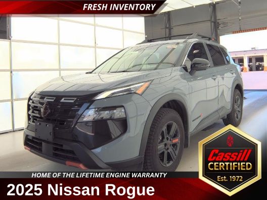 Boulder Gray Pearl 2025 Nissan Rogue SUV / Crossover All-Wheel Drive Continuously Variable Transmission