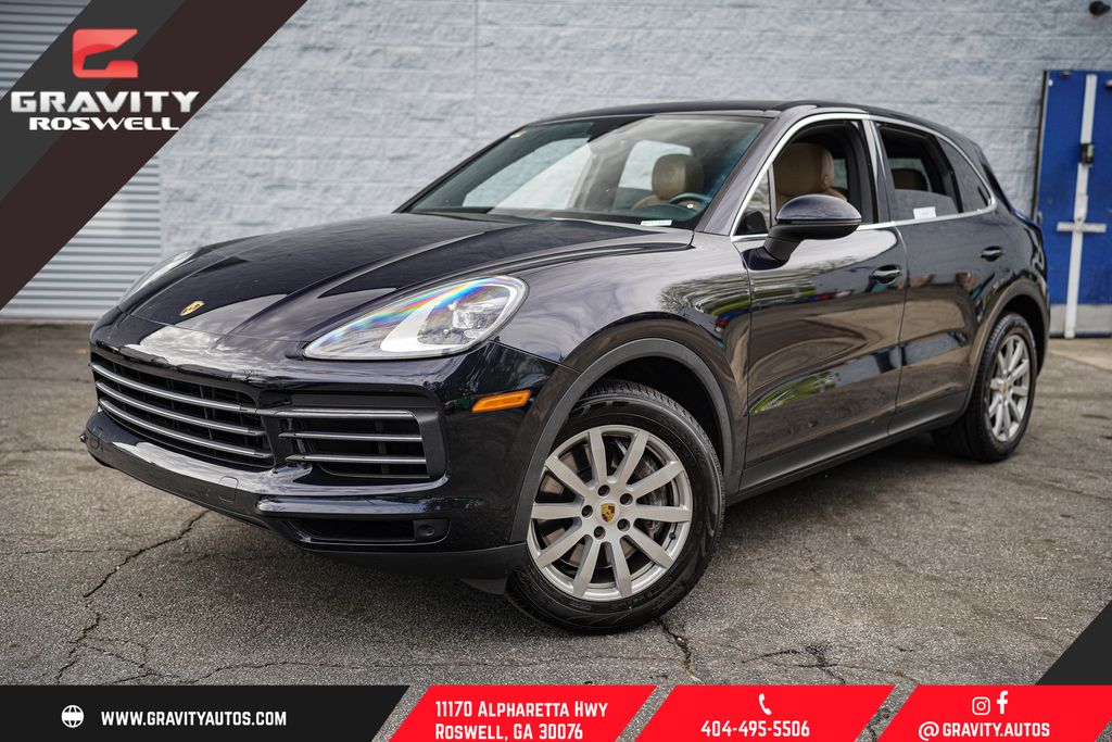 Blue 2021 Porsche Cayenne AWD SUV / Crossover All-Wheel Drive 8-Speed Automatic