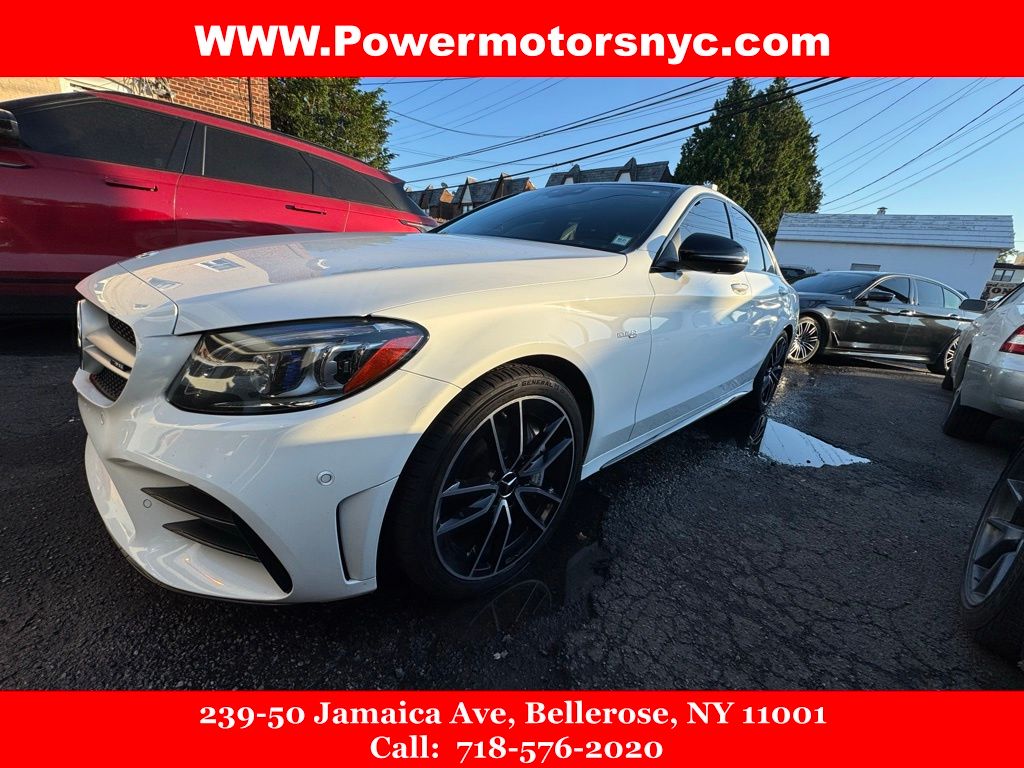 White 2020 Mercedes-Benz C-Class AMG C 43 Sedan 4MATIC Sedan All-Wheel Drive 9-Speed Automatic
