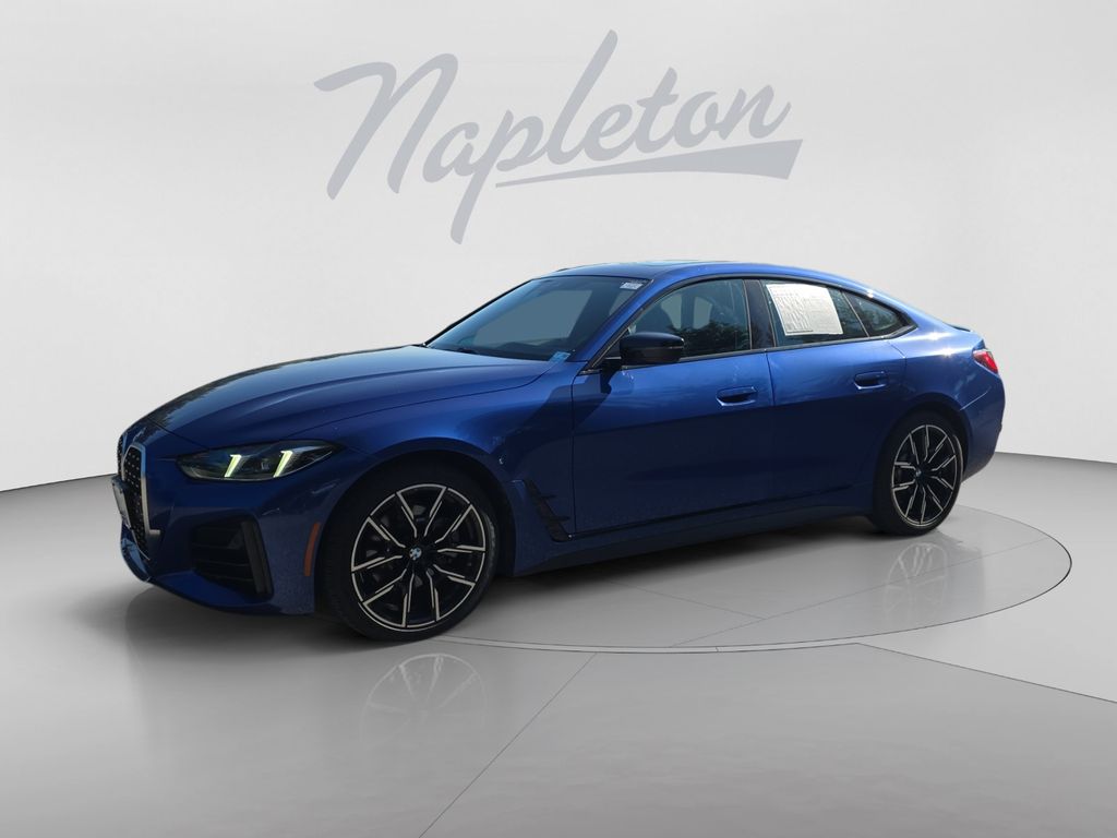 Blue Metallic 2025 BMW 4 Series Sedan All-Wheel Drive 8-Speed Automatic