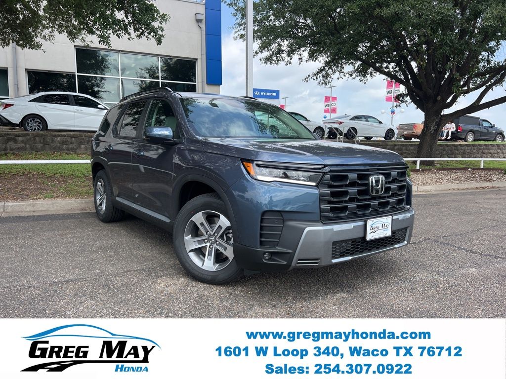 Smoke Blue Pearl 2026 Honda Pilot EX-L FWD SUV / Crossover Front-Wheel Drive Automatic