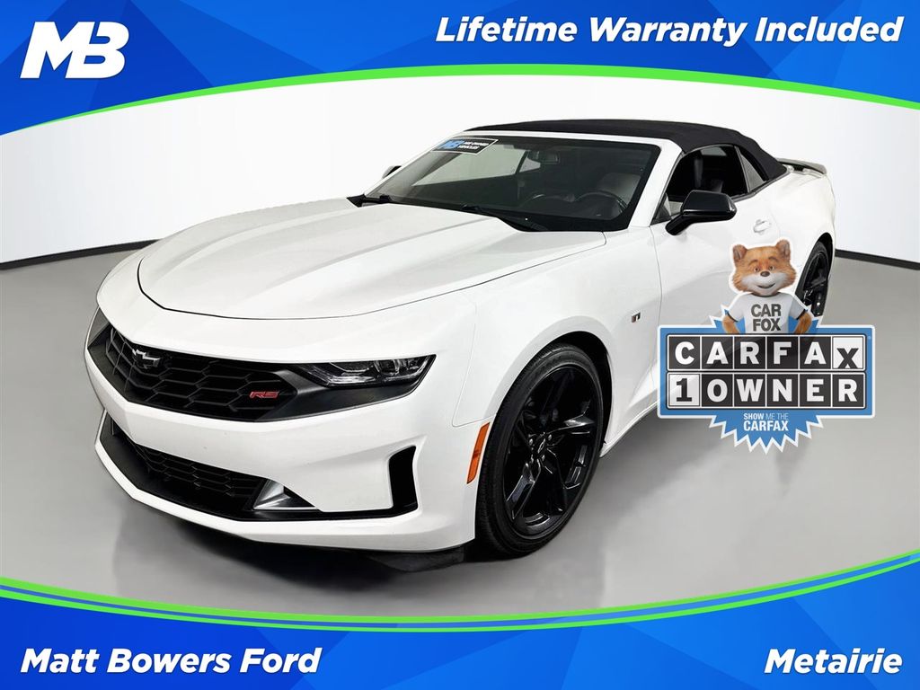 Summit White 2022 Chevrolet Camaro Convertible Rear-Wheel Drive 8-Speed Automatic
