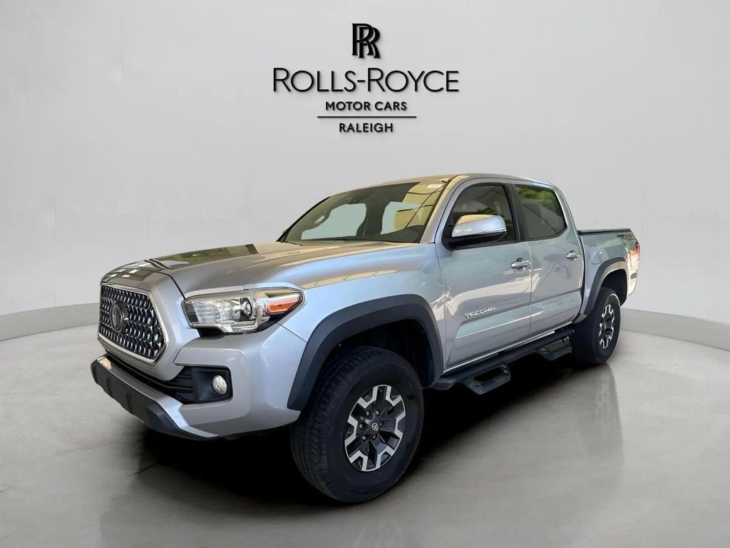 Silver Sky Metallic 2019 Toyota Tacoma TRD Off Road Double Cab 4WD Pickup Truck Four-Wheel Drive 6-Speed Automatic