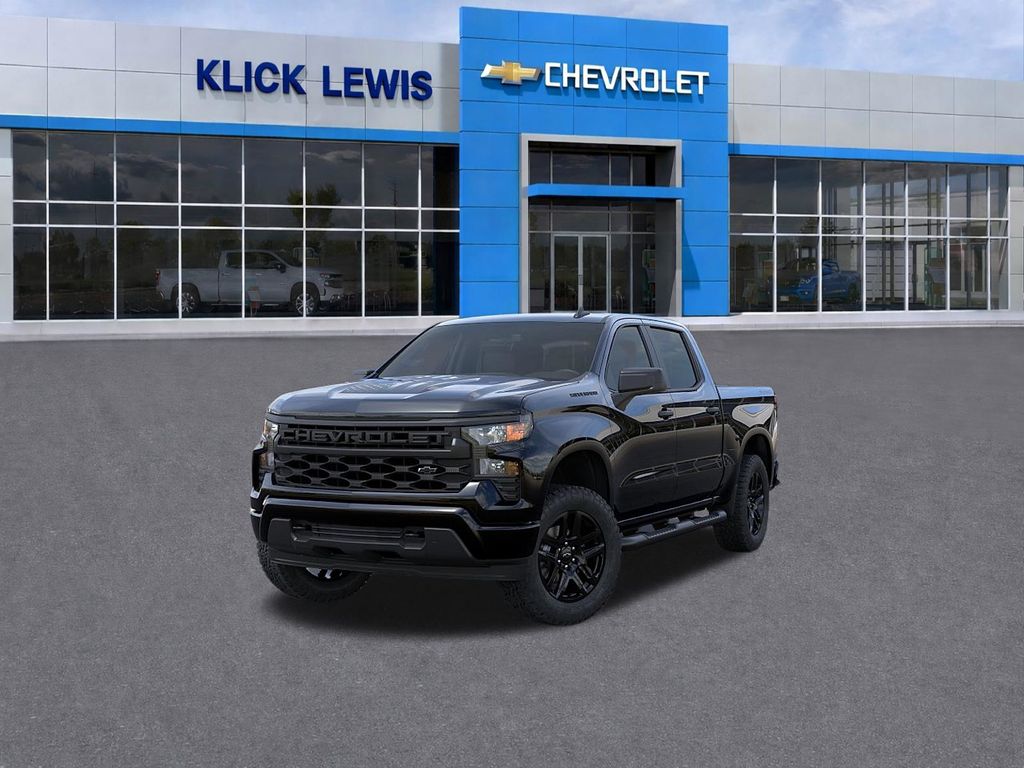 2026 Chevrolet Silverado 1500 Custom Black at South Hills Kia