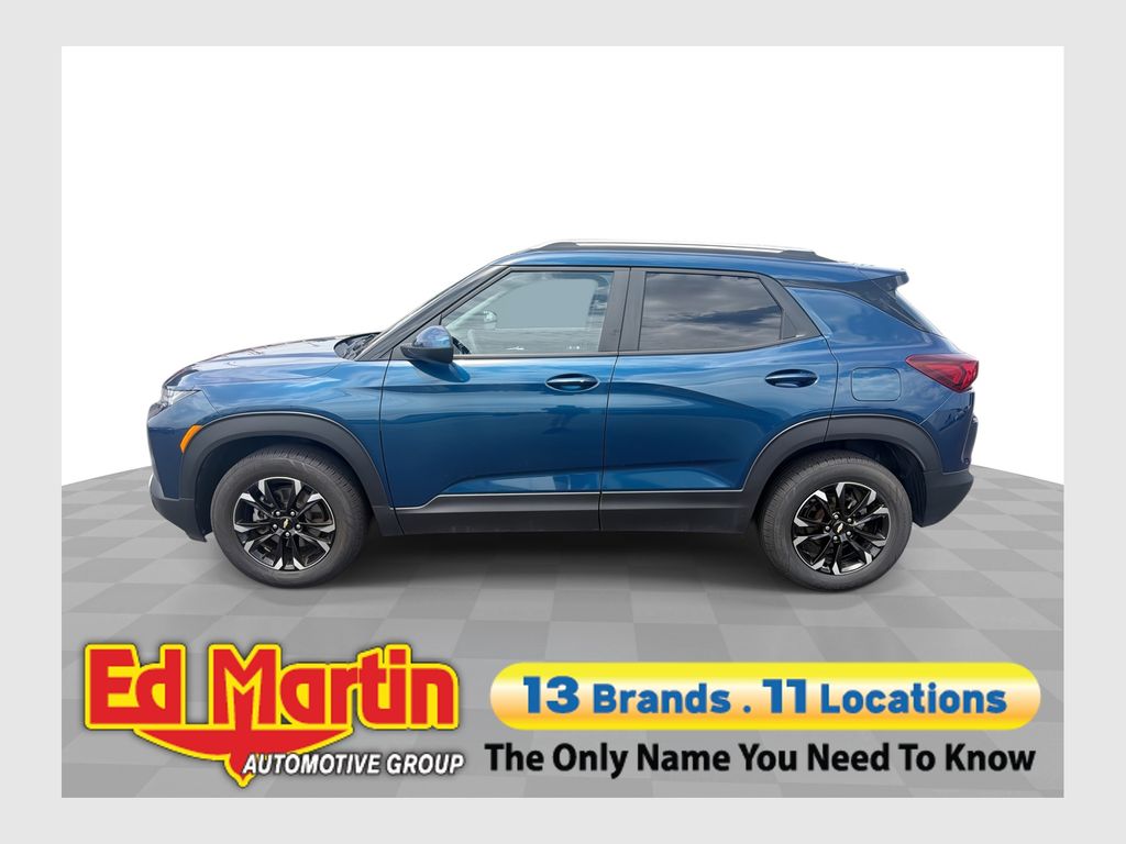 Pacific Blue Metallic 2021 Chevrolet Trailblazer SUV / Crossover Four-Wheel Drive 9-Speed Automatic