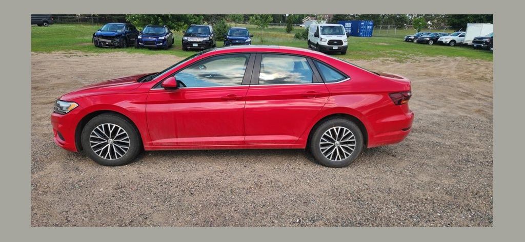 Tornado Red 2019 Volkswagen Jetta Sedan Front-Wheel Drive 8-Speed Automatic