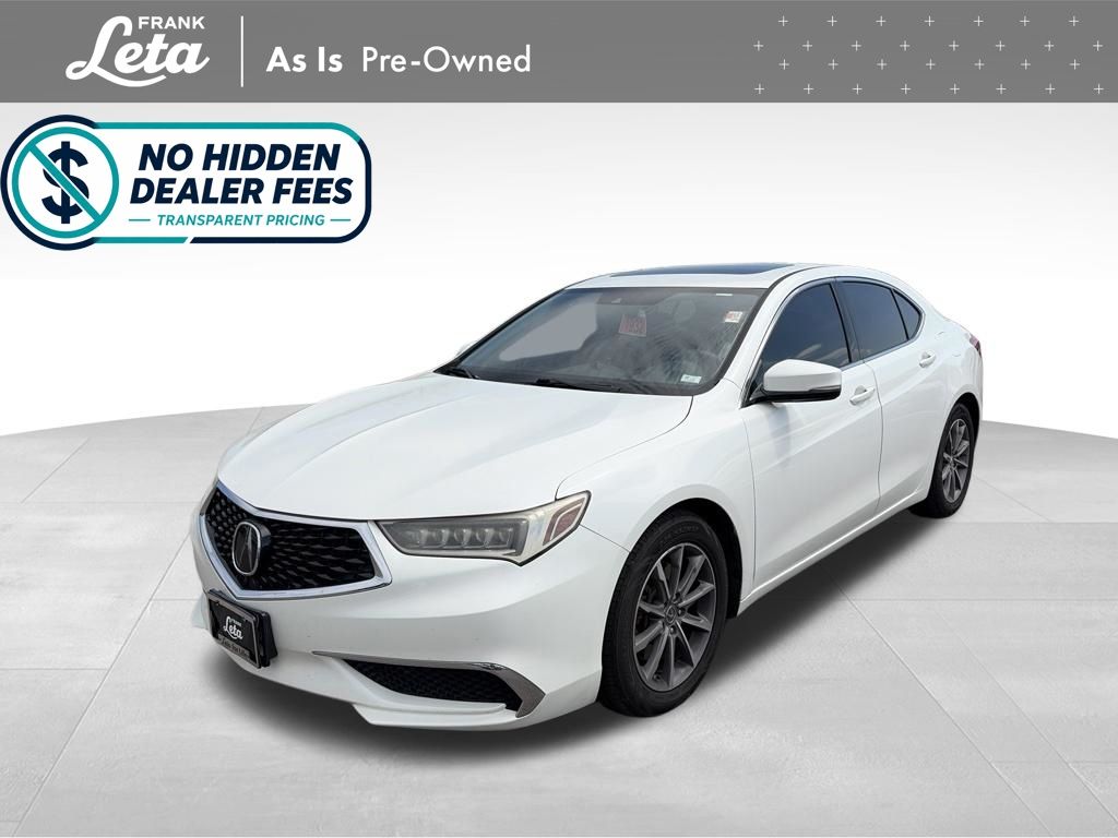 Bellanova White Pearl 2018 Acura TLX Sedan Front-Wheel Drive 8-Speed Dual Clutch