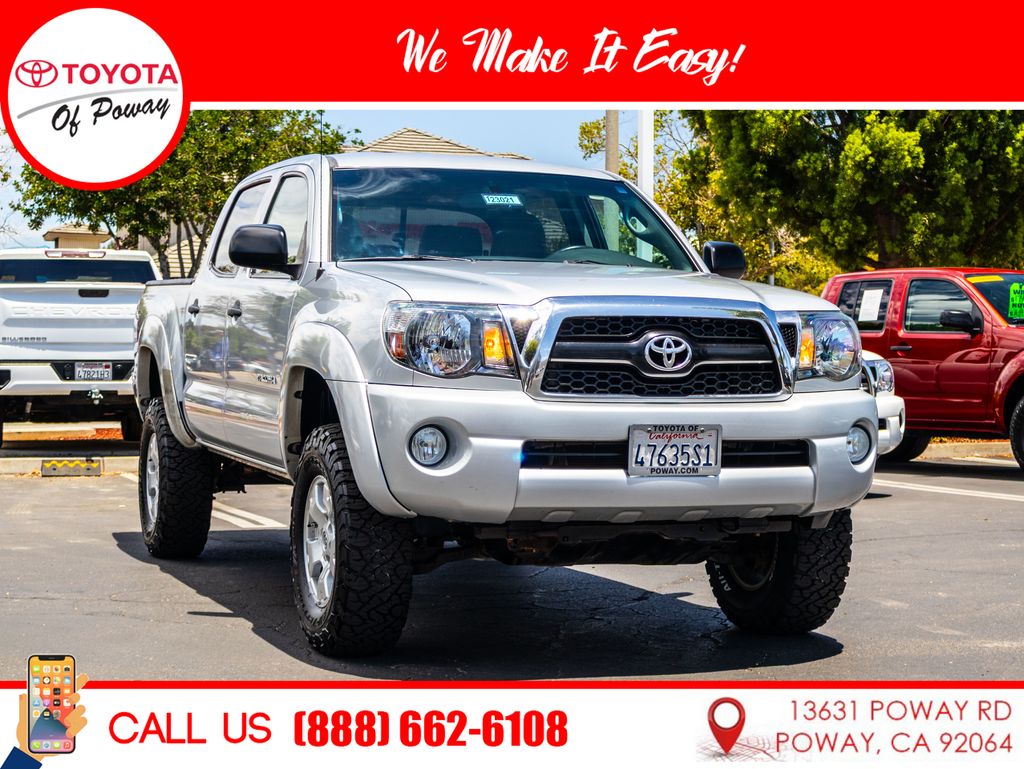 Silver Streak Mica 2011 Toyota Tacoma Pickup Truck Four-Wheel Drive 6-Speed Manual Overdrive