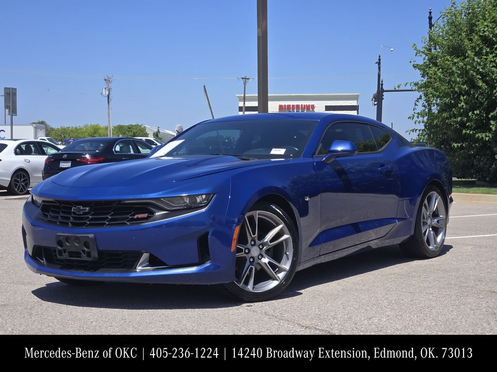 Riverside Blue Metallic 2020 Chevrolet Camaro Coupe Rear-Wheel Drive Automatic