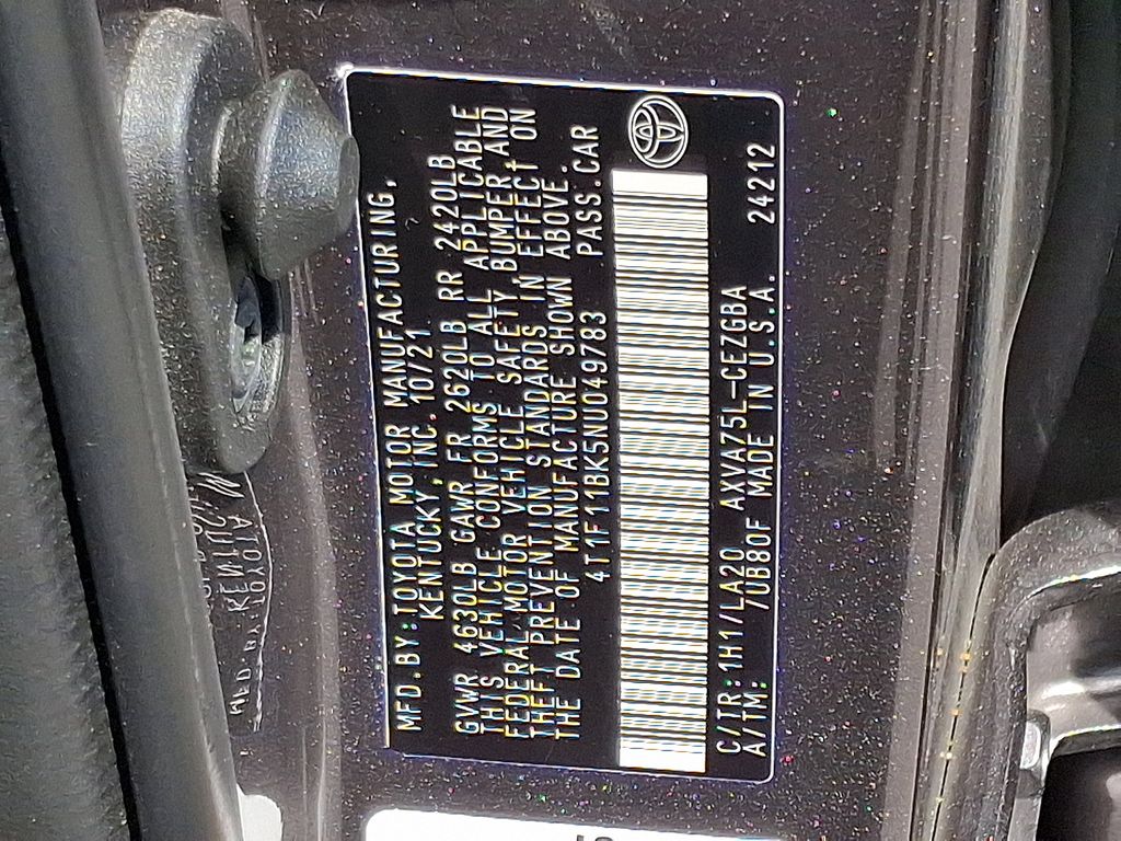 2022 Toyota Camry XLE 27
