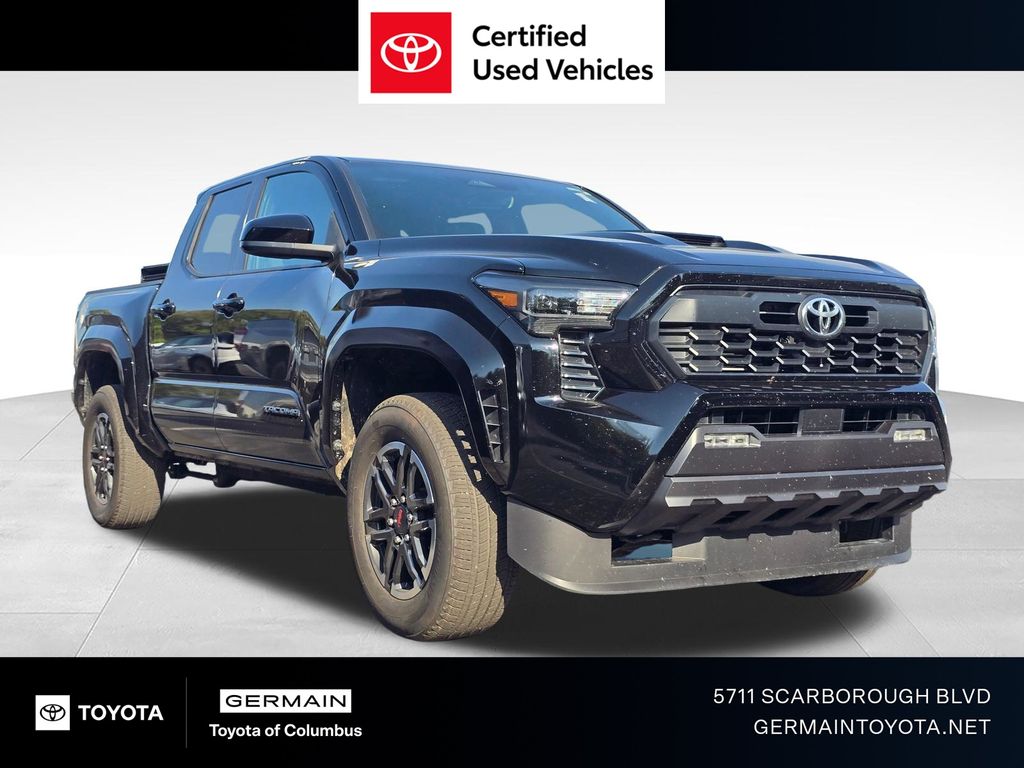 Black 2025 Toyota Tacoma Pickup Truck Four-Wheel Drive 8-Speed Automatic