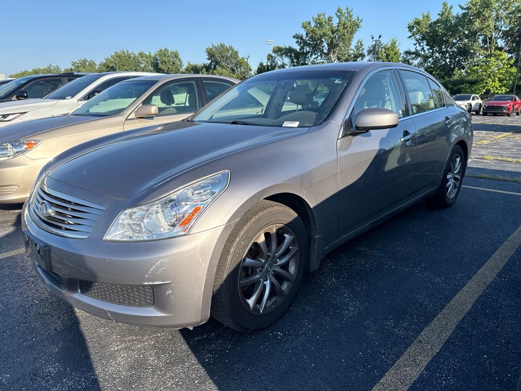 Gray (Platinum Graphite) 2008 INFINITI G35 Sedan All-Wheel Drive 5-Speed Automatic Overdrive