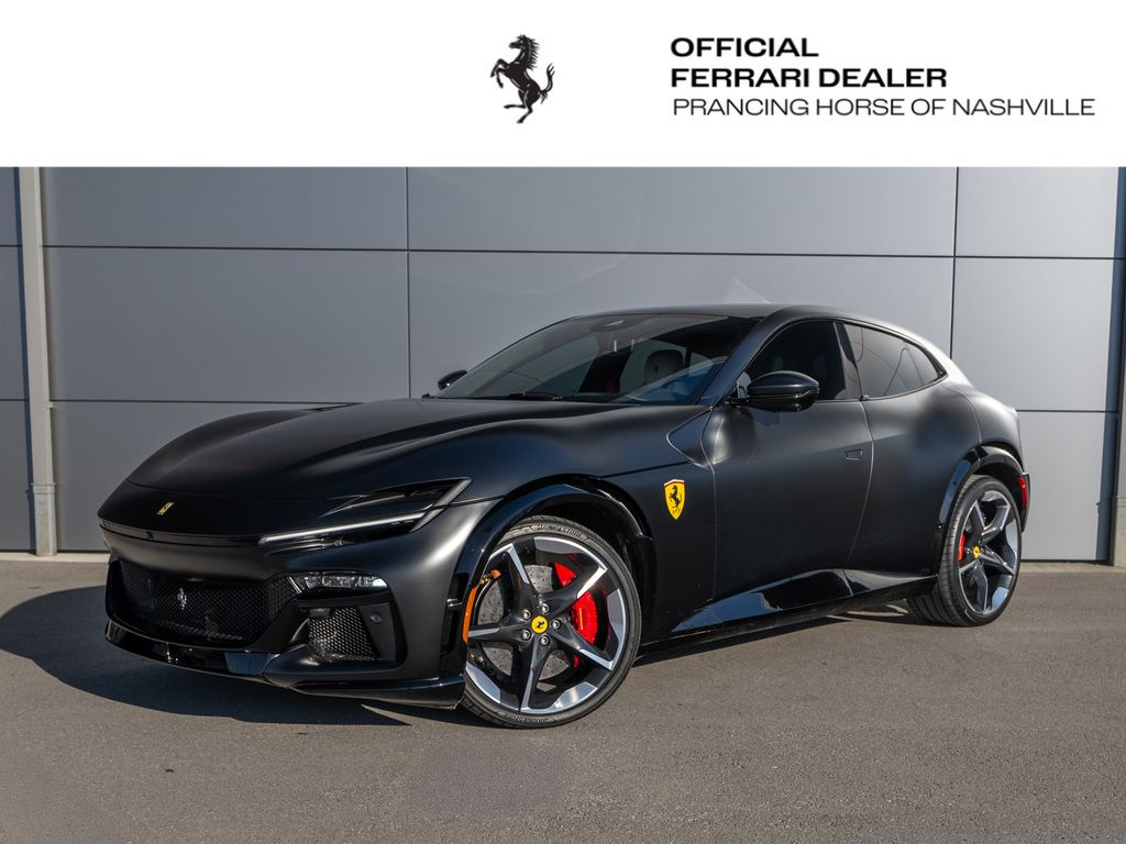 Black 2025 Ferrari Purosangue AWD SUV / Crossover All-Wheel Drive 8-Speed Dual Clutch