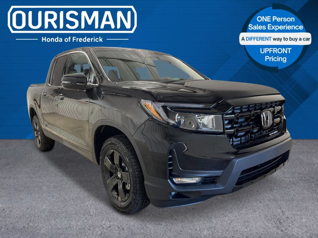 Crystal Black Pearl 2026 Honda Ridgeline Pickup Truck All-Wheel Drive 9-Speed Automatic