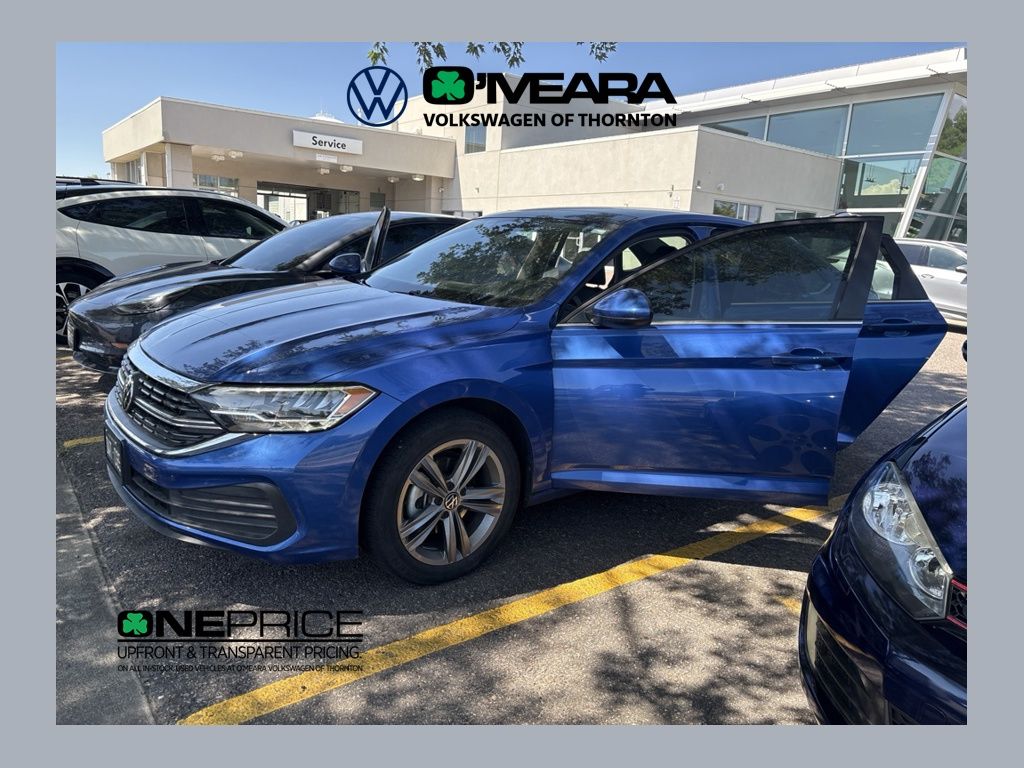 Rising Blue Metallic 2023 Volkswagen Jetta Sedan Front-Wheel Drive 8-Speed Automatic