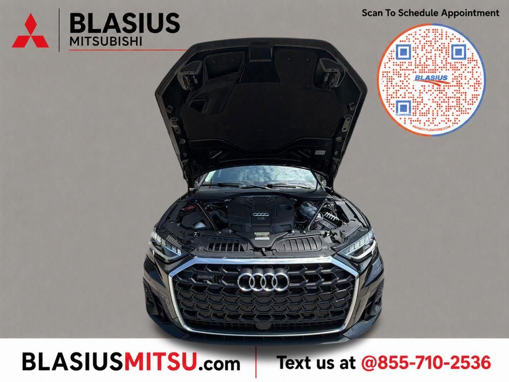 Gray Metallic 2023 Audi A8 Sedan All-Wheel Drive 8-Speed Automatic