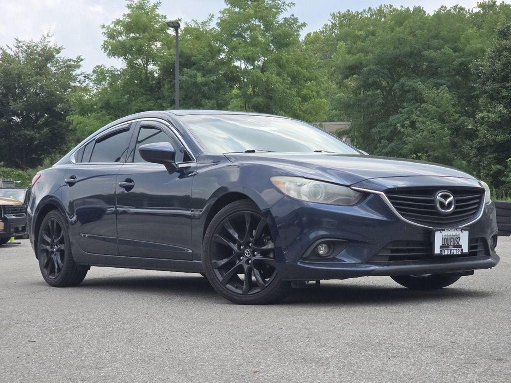 Deep Crystal Blue 2015 Mazda MAZDA6 Sedan Front-Wheel Drive 6-Speed Automatic