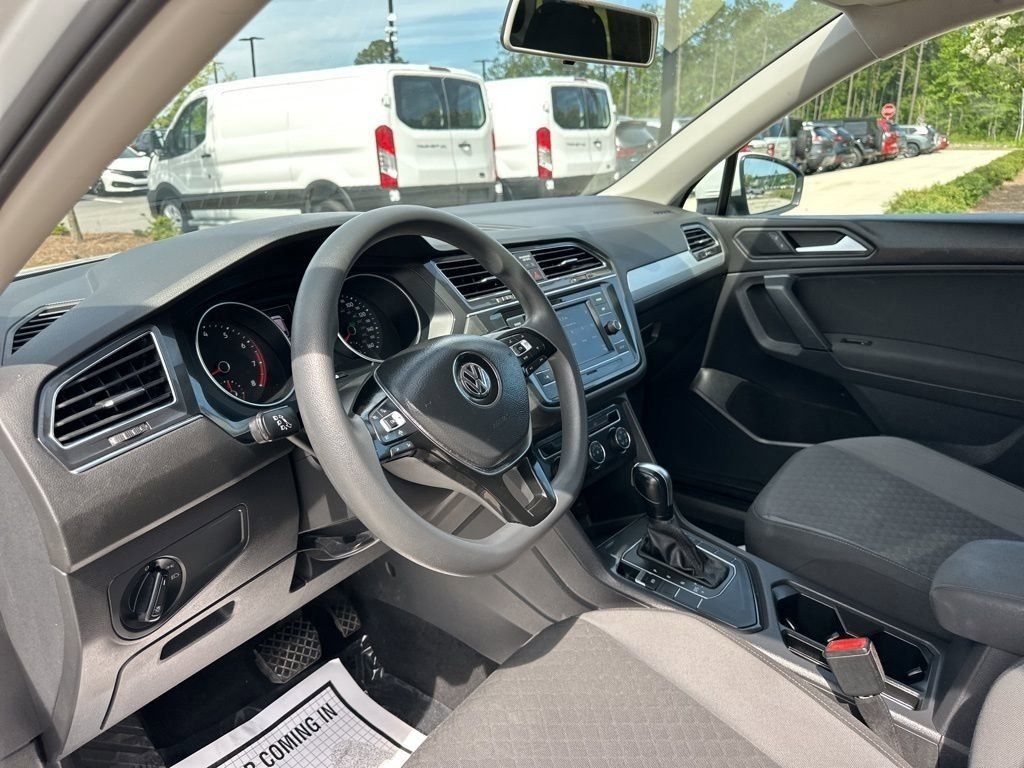 2019 Pure White Volkswagen Tiguan 2.0T S FWD SUV