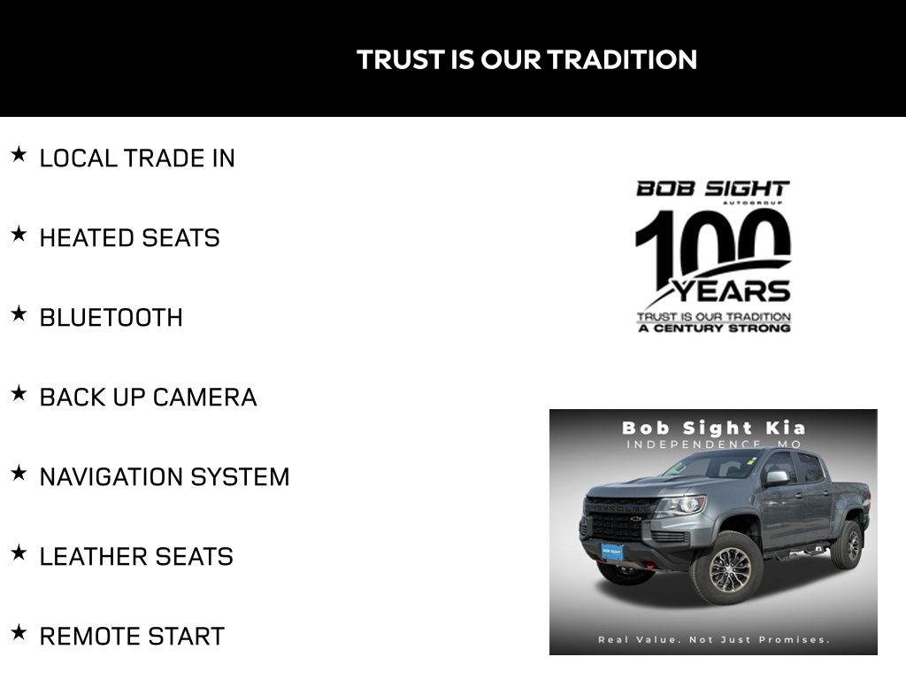 Used 2022 Chevrolet Colorado ZR2 with VIN 1GCGTEENXN1214809 for sale in Kansas City