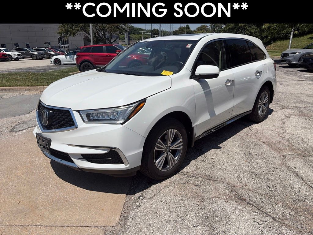 Platinum White Pearl 2020 Acura MDX SUV / Crossover All-Wheel Drive 9-Speed Automatic