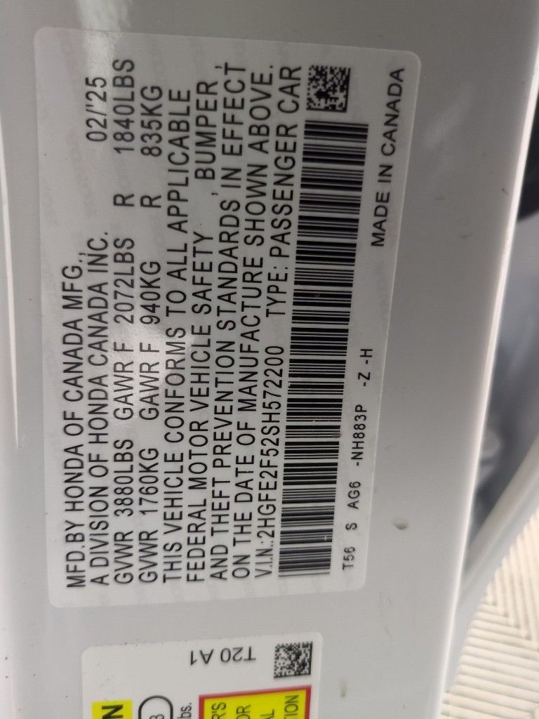 New 2025 Honda Civic For Sale in Fort Wayne, IN