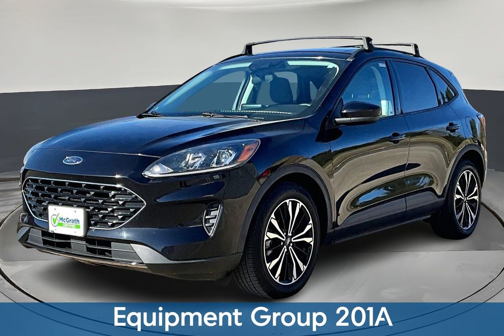 Certified Used 2021 Black Ford SE Hybrid image 3