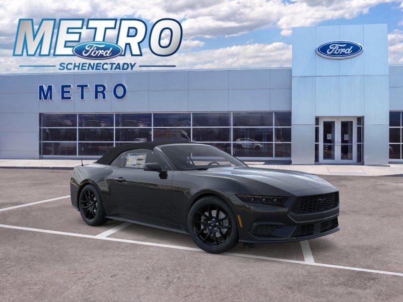 Shadow Black 2026 Ford Mustang Convertible Rear-Wheel Drive Automatic