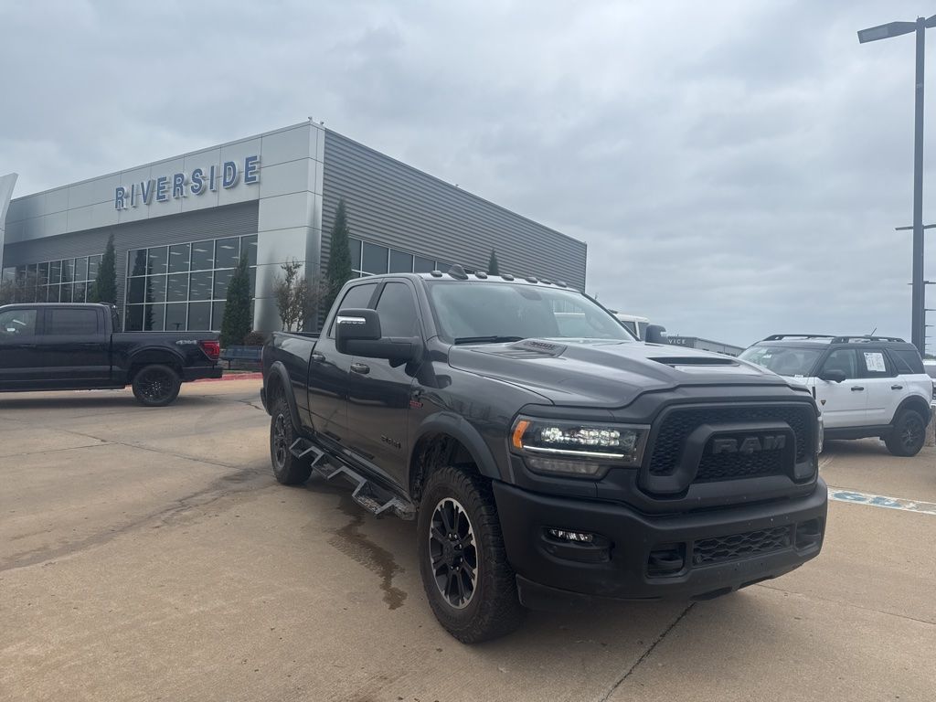 Gray (Granite Crystal Metallic Clearcoat) 2024 RAM 2500 Rebel Crew Cab 4WD Pickup Truck Four-Wheel Drive 6-Speed Automatic