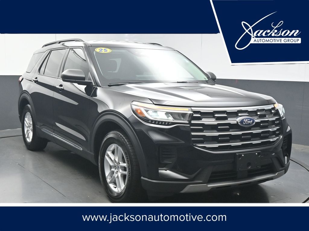 Black Metallic 2025 Ford Explorer SUV / Crossover Rear-Wheel Drive Automatic