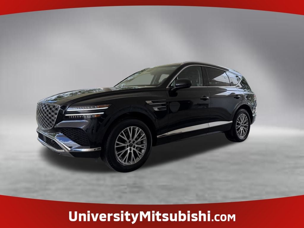 Black 2025 Genesis GV80 SUV / Crossover All-Wheel Drive 8-Speed Automatic