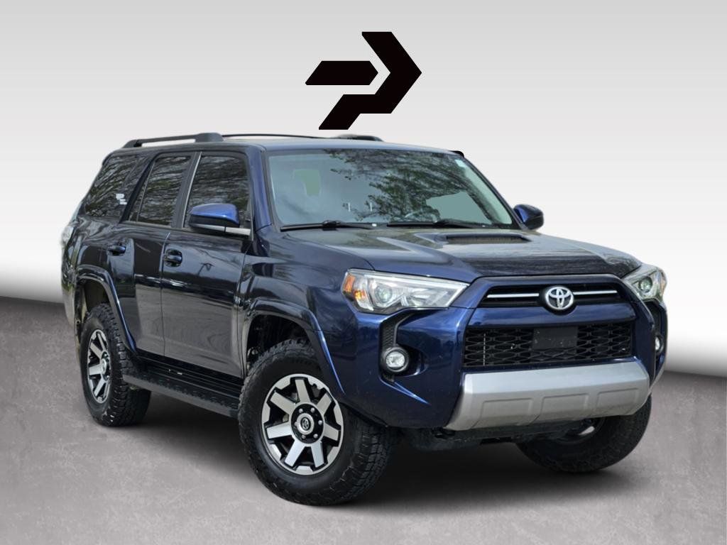 Nautical Blue Metallic 2022 Toyota 4Runner TRD Off-Road 4WD SUV / Crossover Four-Wheel Drive 5-Speed Automatic