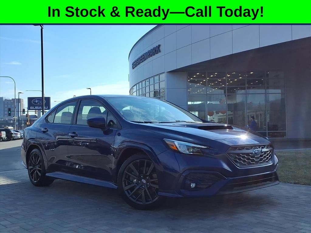 Sapphire Blue 2023 Subaru WRX Premium AWD Sedan All-Wheel Drive 6-Speed Manual
