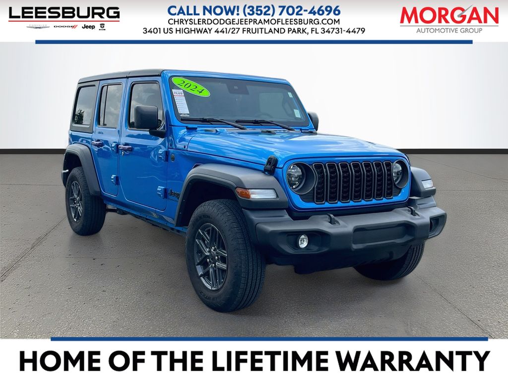 Blue Pearl 2024 Jeep Wrangler SUV / Crossover Four-Wheel Drive 8-Speed Automatic