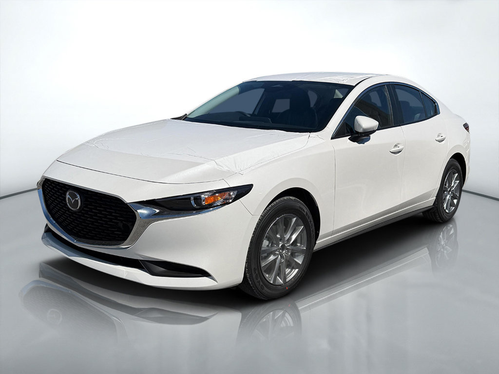Snowflake White Pearl Mica 2026 Mazda MAZDA3 Sedan Front-Wheel Drive 6-Speed Automatic