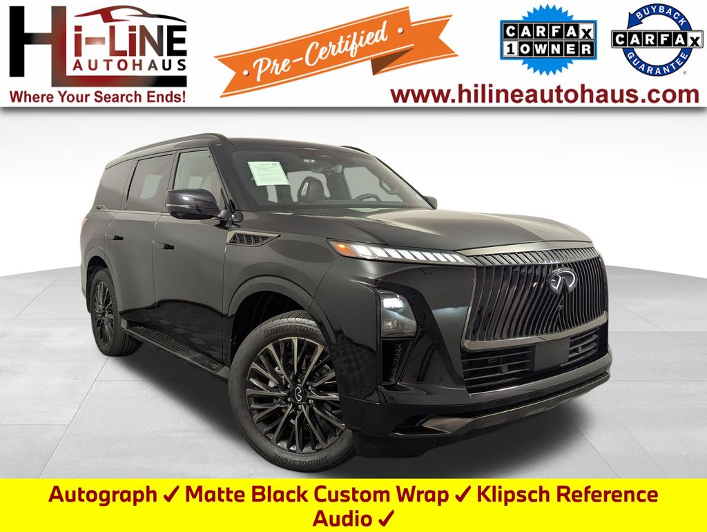 Mineral Black 2025 INFINITI QX80 SUV / Crossover All-Wheel Drive 9-Speed Automatic