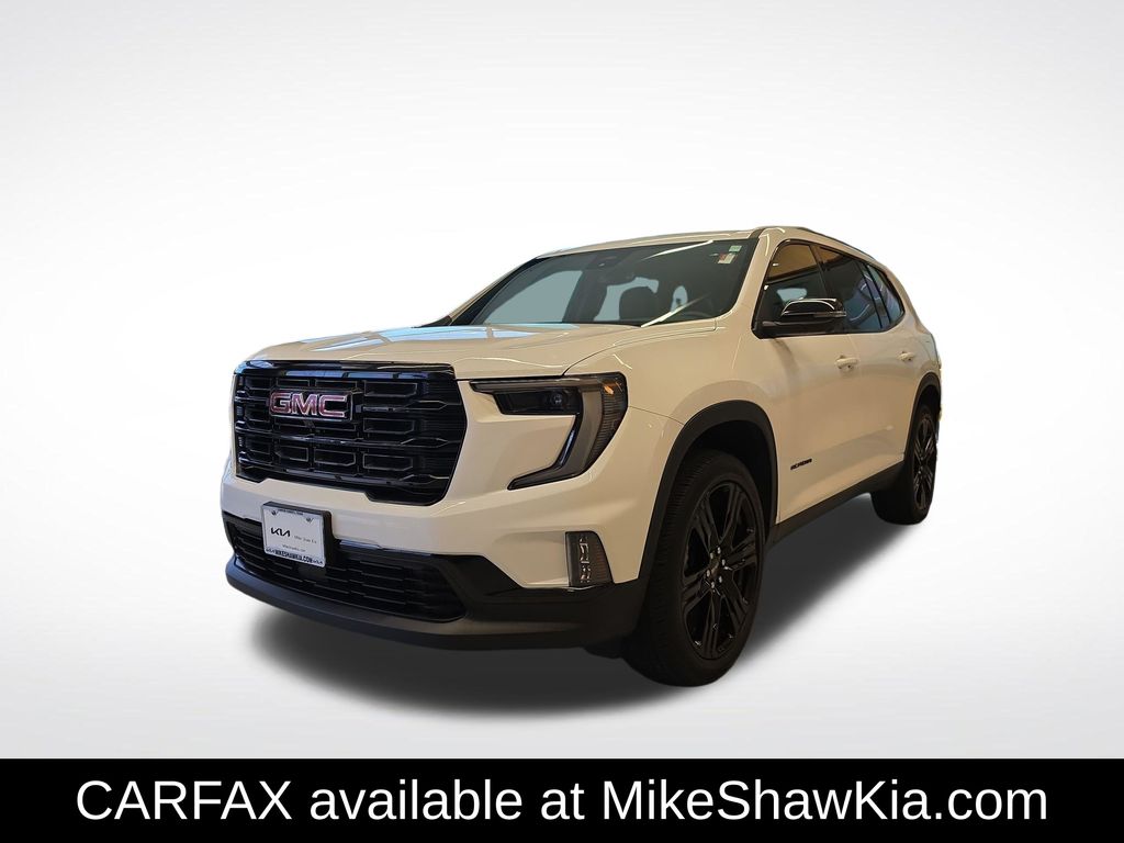 Summit White 2024 GMC Acadia SUV / Crossover Four-Wheel Drive 8-Speed Automatic