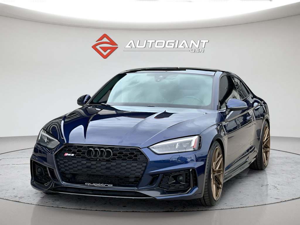Blue Metallic 2018 Audi RS 5 2.9 TFSI quattro AWD Coupe All-Wheel Drive 8-Speed Automatic