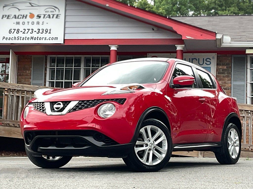 Red 2015 Nissan Juke SV SUV / Crossover Front-Wheel Drive Continuously Variable Transmission