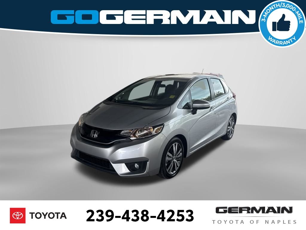 Alabaster Silver Metallic 2015 Honda Fit Hatchback Front-Wheel Drive Continuously Variable Transmission